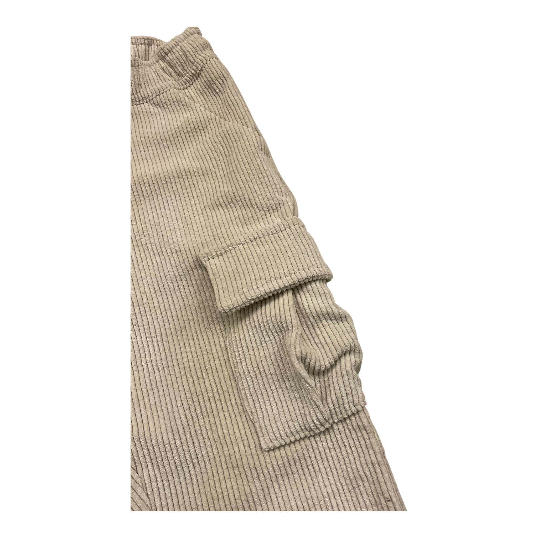 M+E' pantalone tinta unita con elastico in vita Beige per Bambina UEM0442 BEIGE M+E'