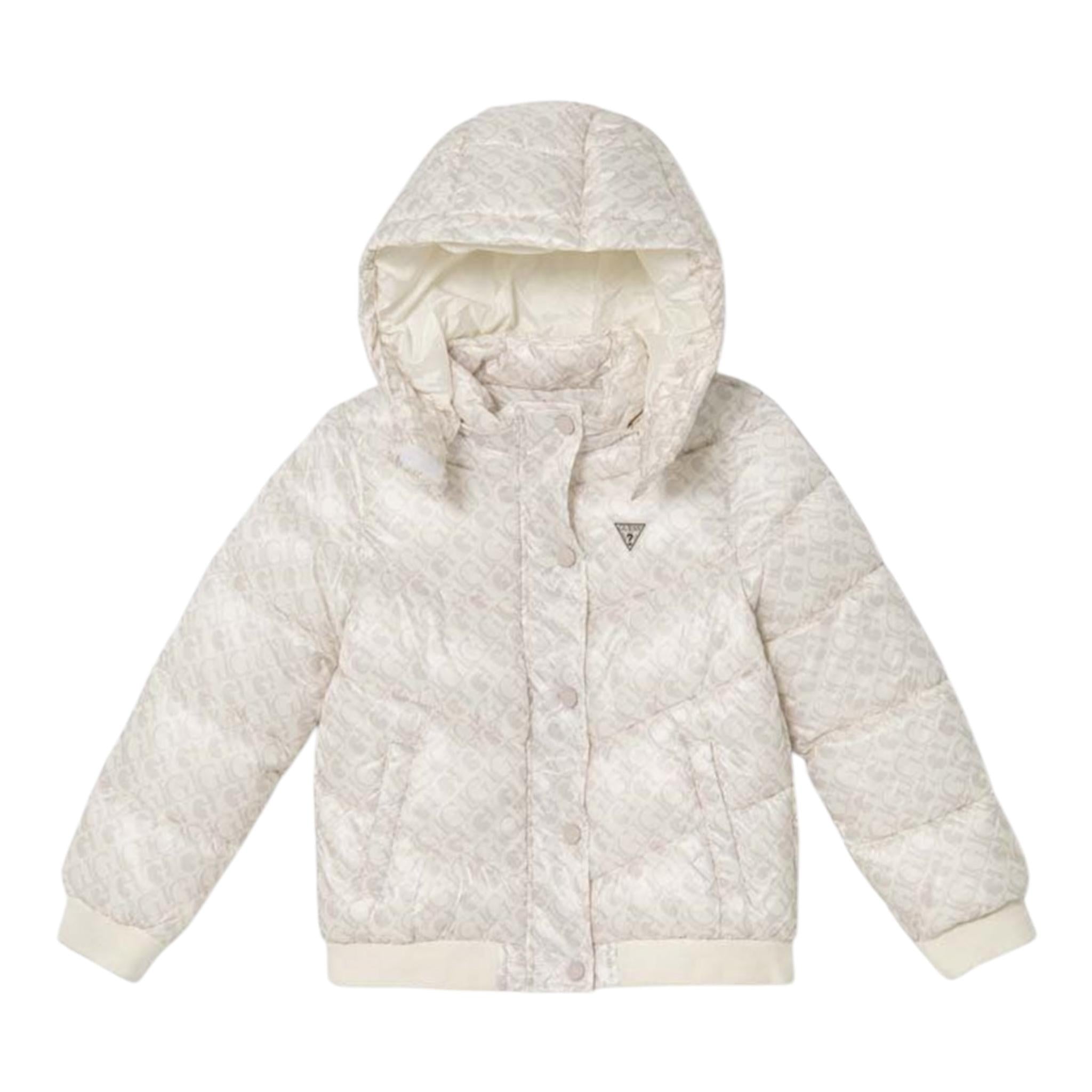 GUESS giubbino tinta unita con zip e cappuccio Panna per Bambina J4YL02WEGY0 PANNA GUESS