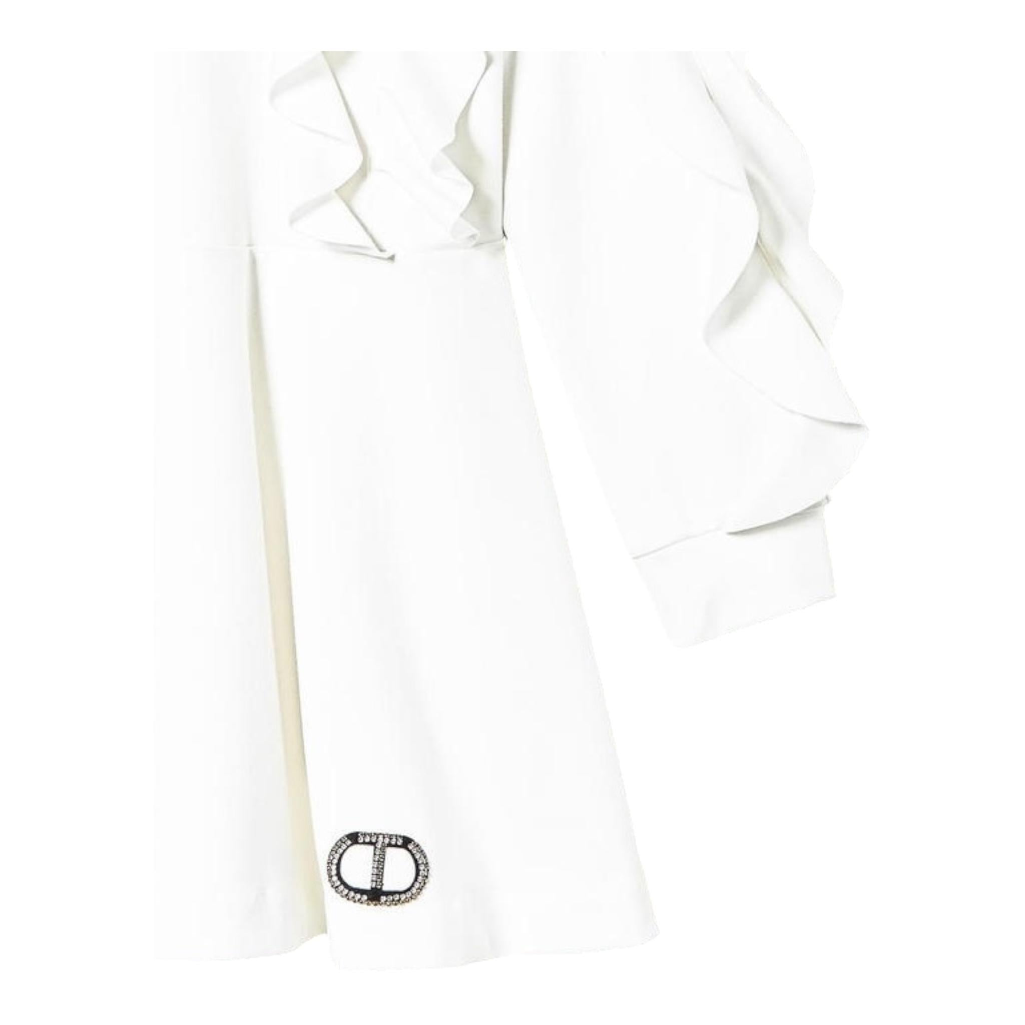 TWINSET abito tinta unita mezzo collo Bianco per Bambina 222GJ223A BIANCO TWINSET