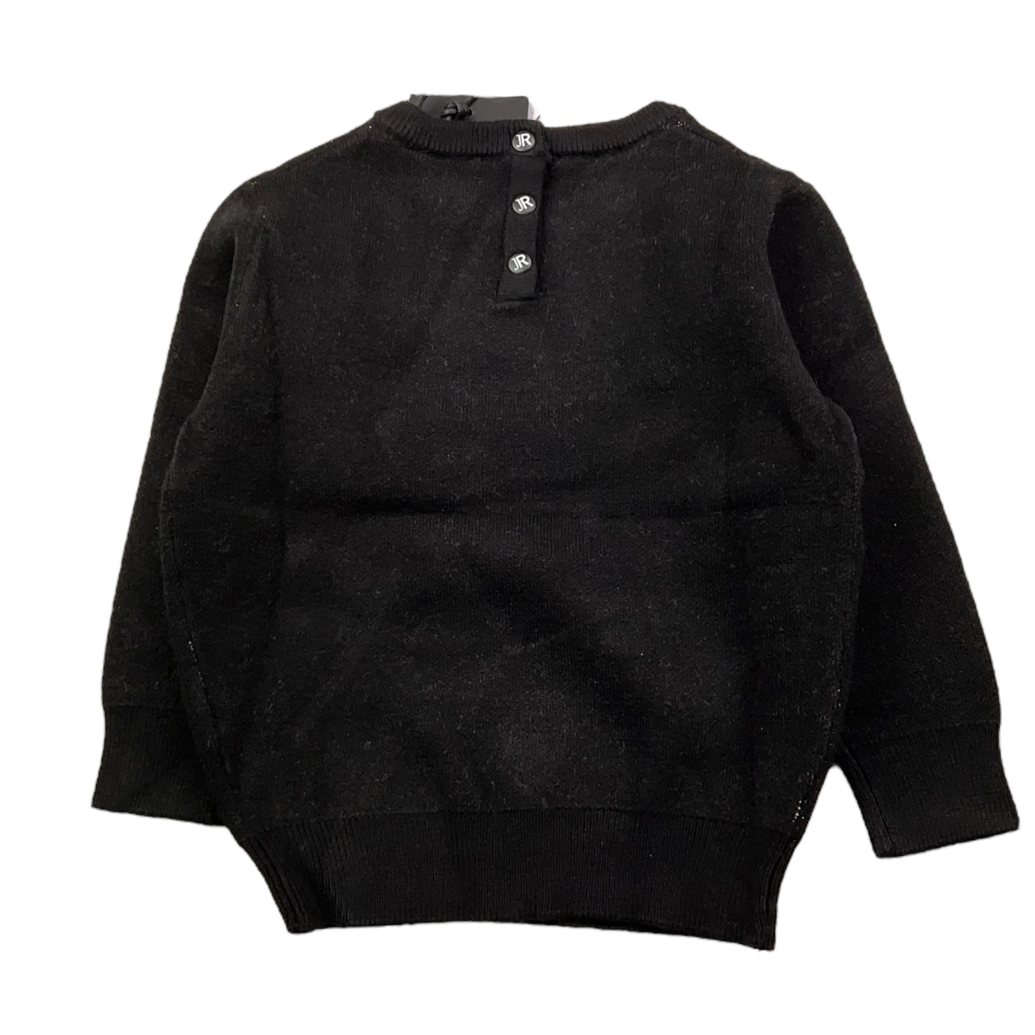 JOHN RICHMOND maglia tinta unita girocollo con stampa Nero per Neonato RIA24068MAXX NERO JOHN RICHMOND
