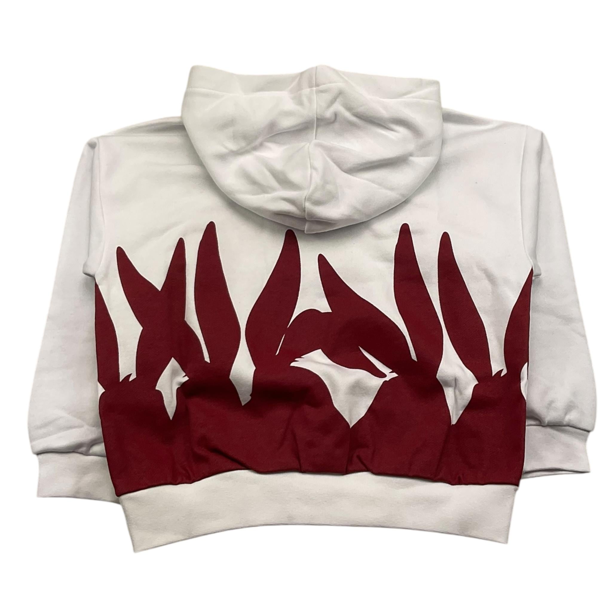 ICEBERG felpa chiusa con cappuccio tinta unita con stampa logo Bianco per Bambino MFICE5318JXX BIANCO ICEBERG
