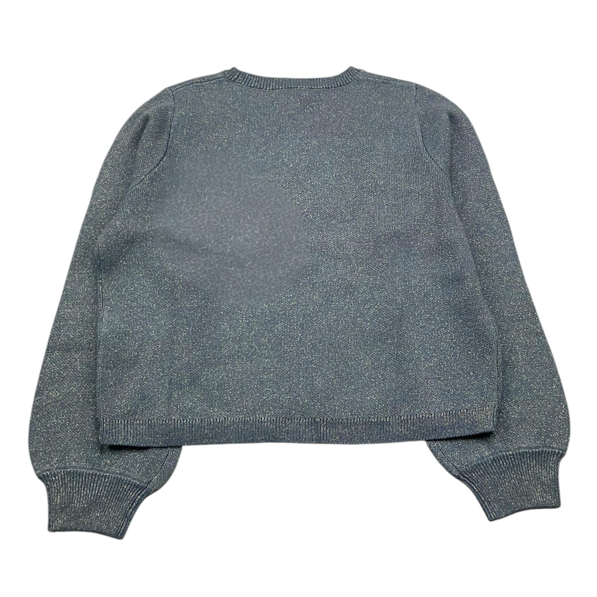 LIU JO maglia girocollo tinta unita lurex Azzurro per Bambina KF4075XXX AZZURRO LIU JO