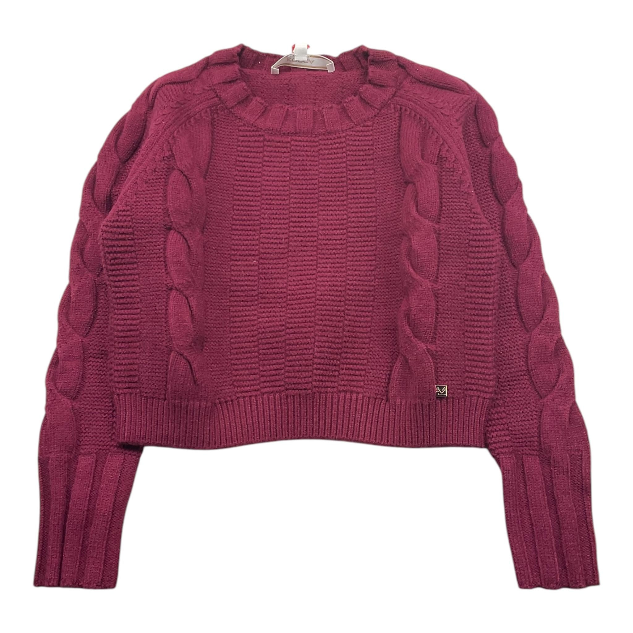 Kocca maglia tinta unita girocollo Bordeaux per Bambina A24JMA294 BORDEAUX Kocca