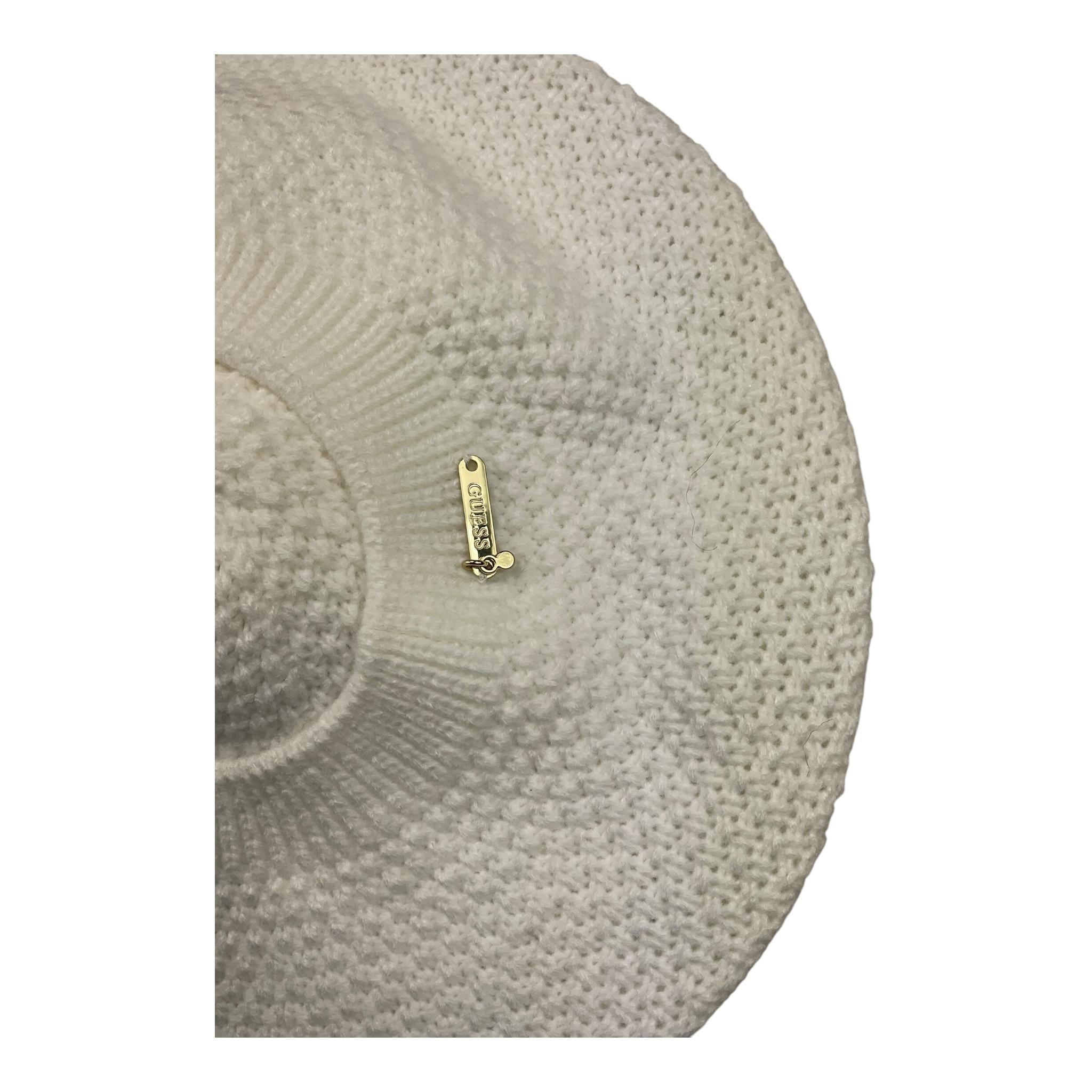 GUESS cappello tinta unita con pon pon Bianco per Bambina J3BZ08Z2QP0 BIANCO GUESS