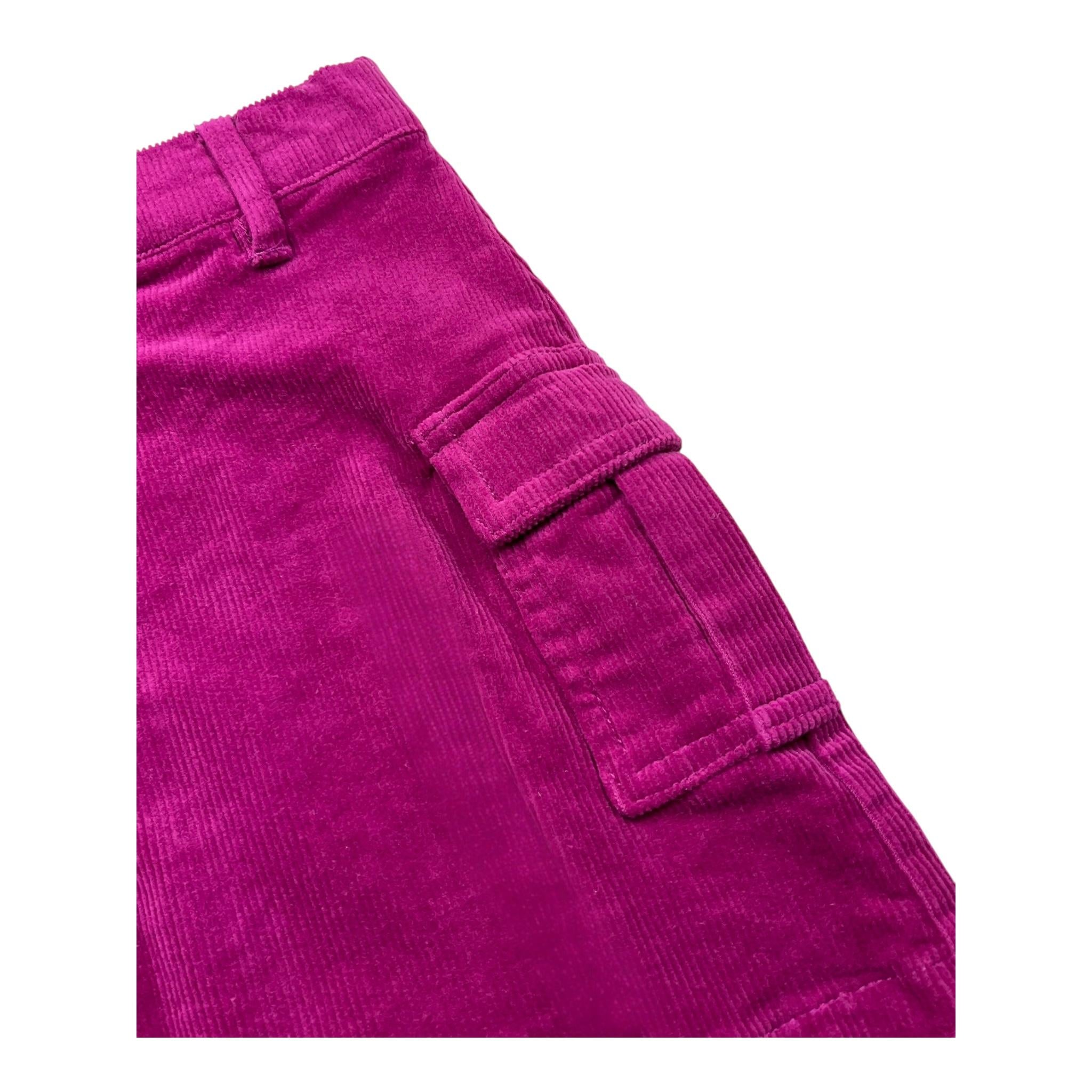 SARABANDA gonna tinta unita con girovita regolabile Magenta per Bambina 0A259 MAGENTA SARABANDA