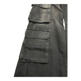 DIESEL jeans tinta unita modello palazzo/cargo Nero per Bambina J01725 NERO DIESEL