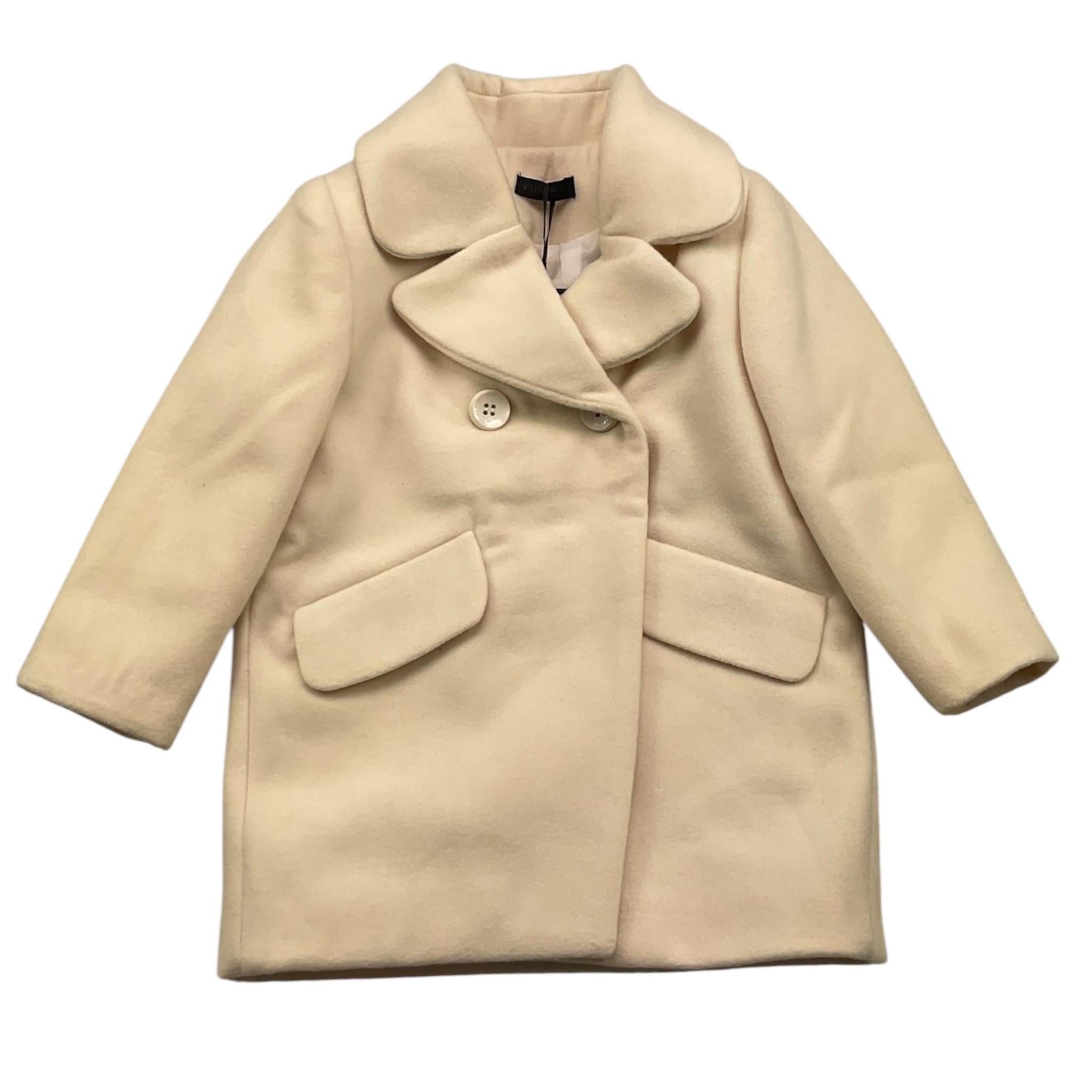 FUN & FUN cappotto tinta unita doppiopetto Panna per Neonata FNBCT12534 PANNA FUN & FUN