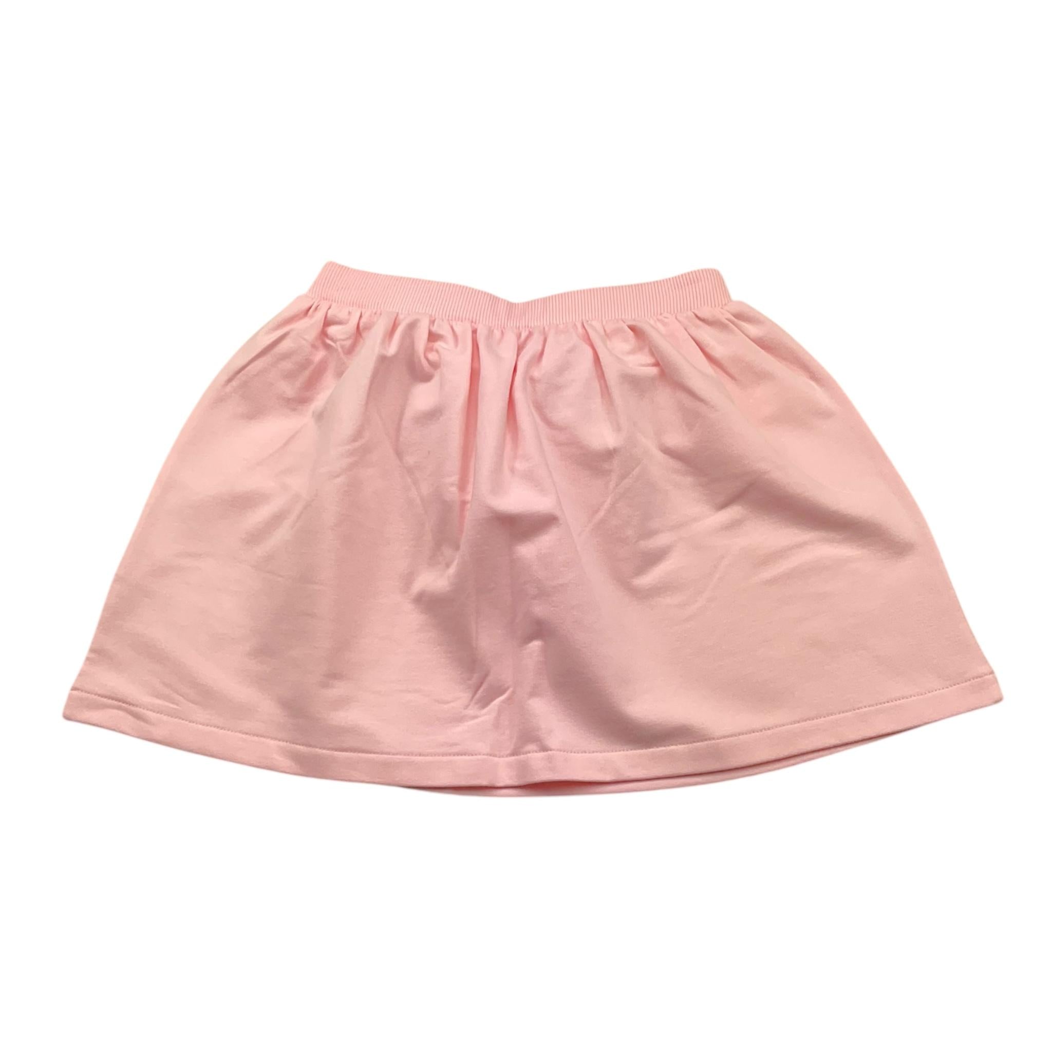 MOSCHINO gonna tinta unita con stampa Rosa per Bambina HDJ03X ROSA MOSCHINO