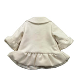 LA STUPENDERIA giubbino tinta unita con bottoni Panna per Neonata TCGB22 PANNA LA STUPENDERIA