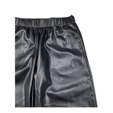 JOHN RICHMOND pantalone in ecopelle tinta unita Nero per Bambina RGA25066PA NERO JOHN RICHMOND