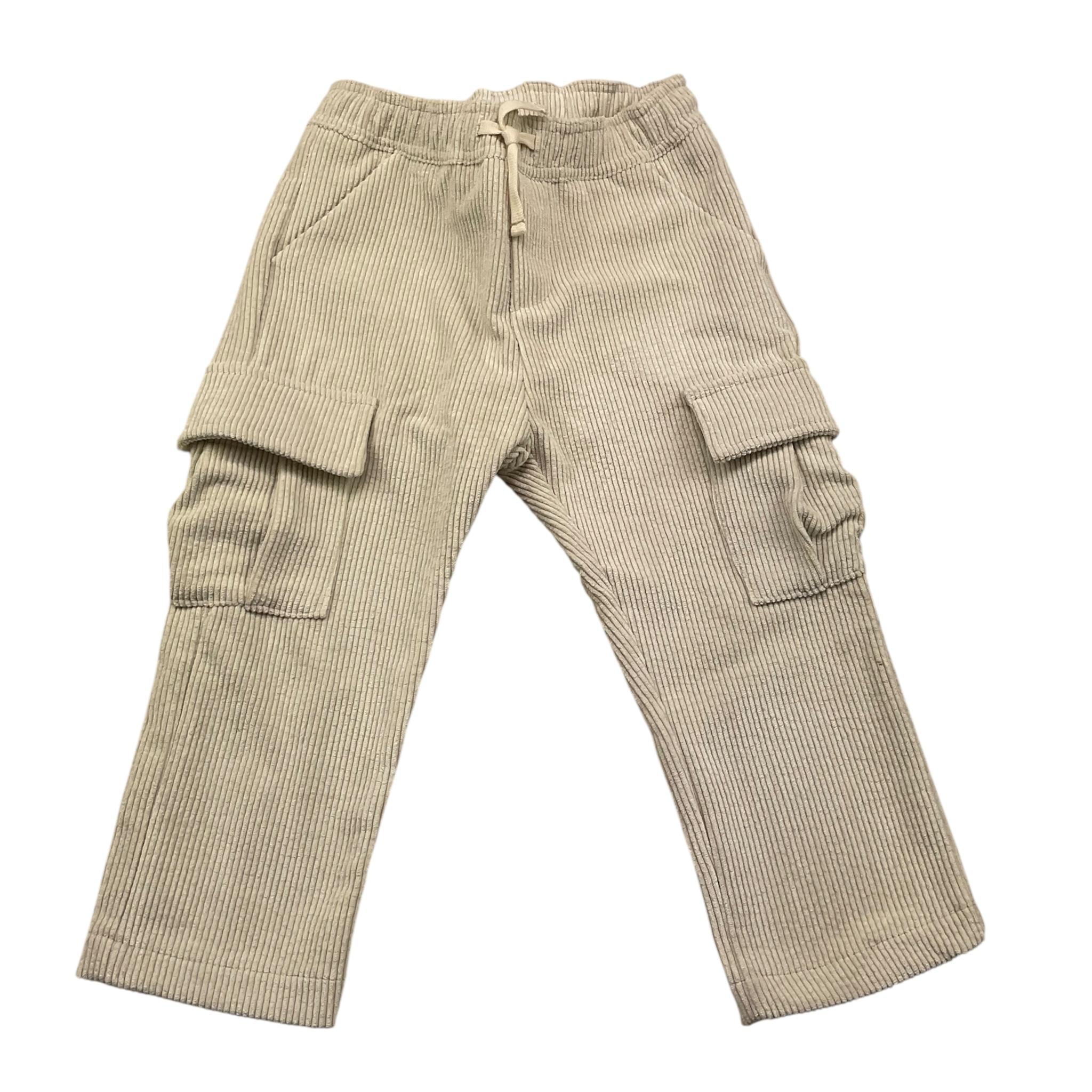 M+E' pantalone tinta unita con elastico in vita Beige per Bambina UEM0442 BEIGE M+E'