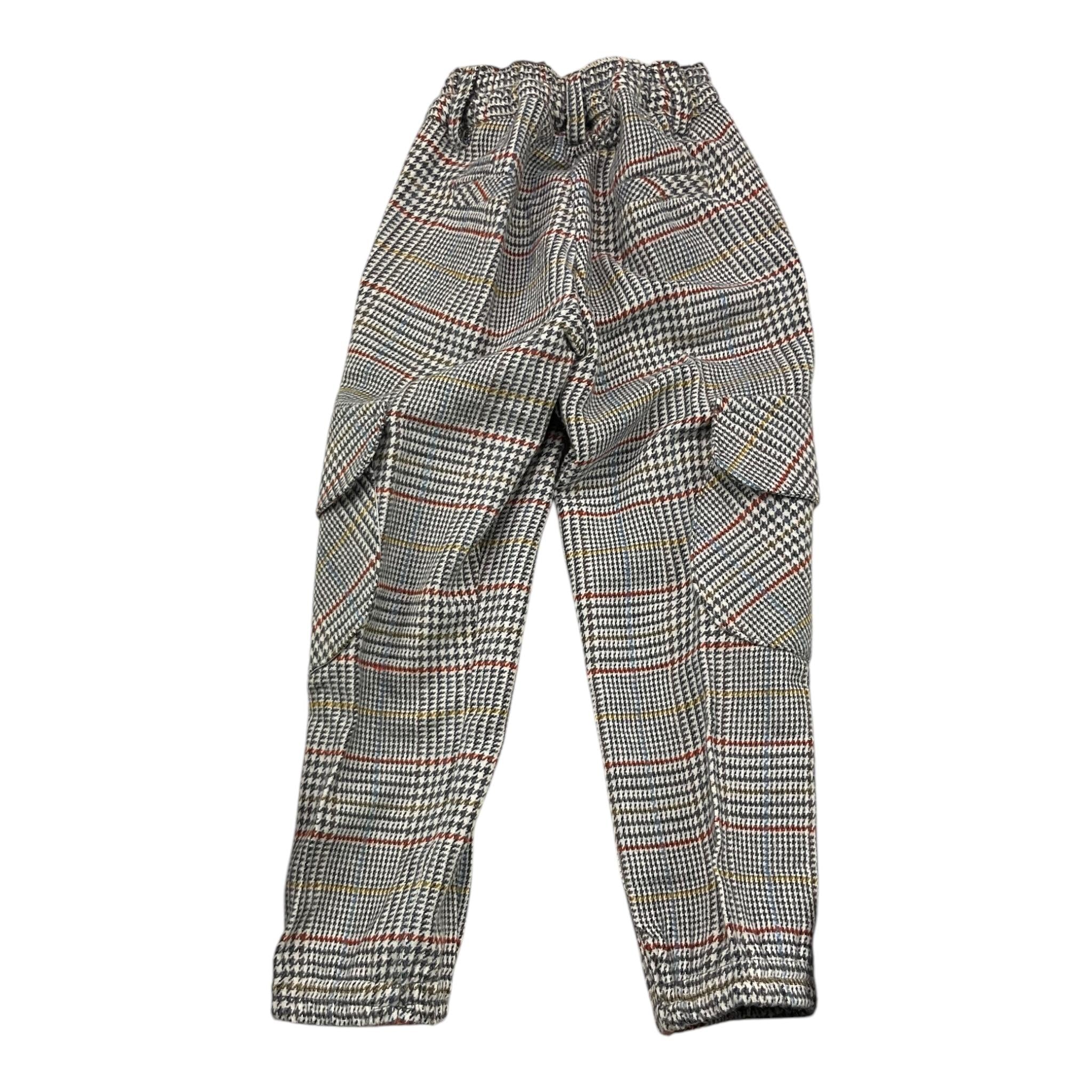 EMANUEL PRIS pantalone tinta unita con microfantasia e elastico in vita Bianco per Bambino EPT621B BIANCO EMANUEL PRIS