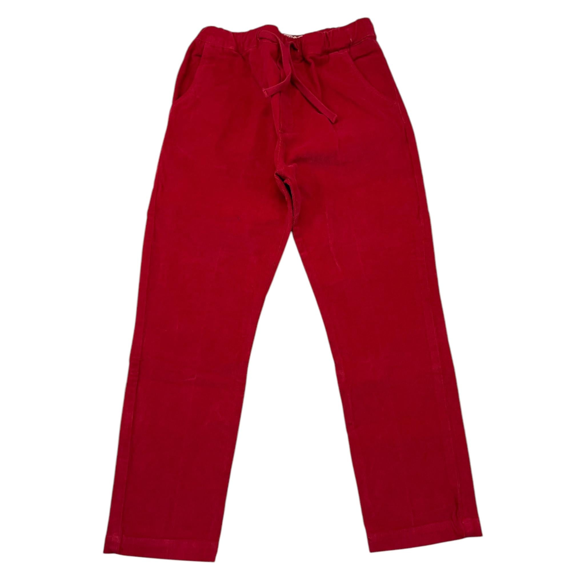 MANUEL RITZ pantalone tinta unita con elastico in vita Rosso per Bambino MR2761J ROSSO MANUEL RITZ