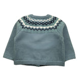 BABIDU cardigan tinta unita con stampa Azzurro per Neonata 60770 AZZURRO BABIDU