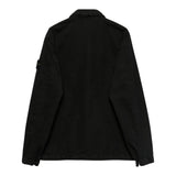 STONE ISLAND camicia tinta unita con zip Nero per Bambino 8116101WN NERO STONE ISLAND