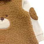 MARLU' tutina bicolore con stampa Bianco per Neonato IG7814 BIANCO MARLU'