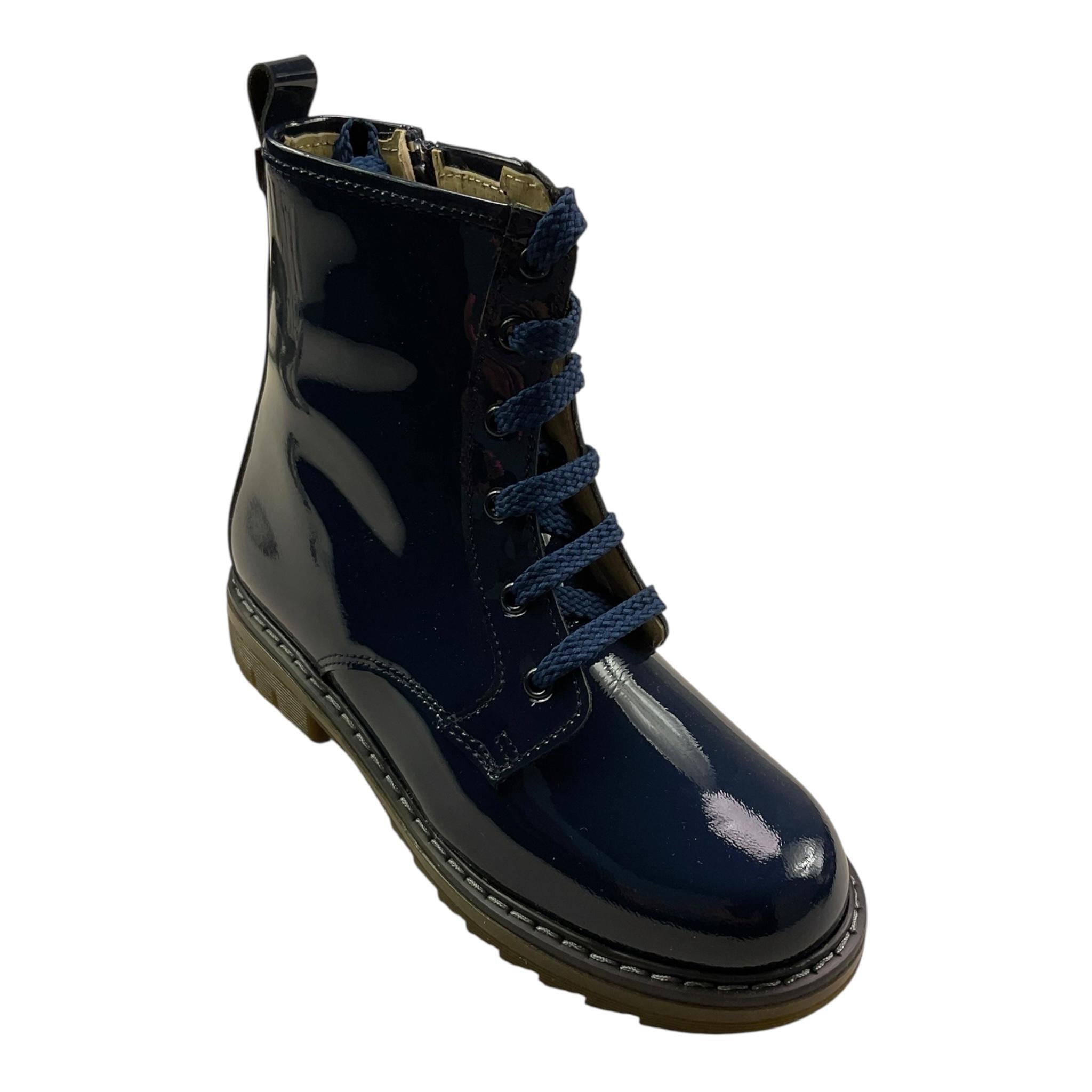 PANYNO stivali tinta unita lucidi Blu per Bambina E2750 BLU PANYNO