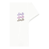 LIU JO t-shirt girocollo tinta unita con stampa Bianco per Bambina GF4030 BIANCO LIU JO