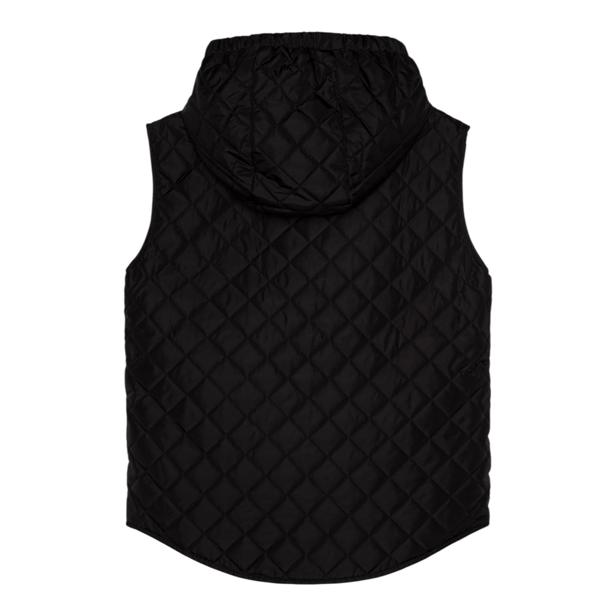 DSQUARED2 smanicato tinta unita con logo Nero per Neonato DQ2155 NERO DSQUARED2