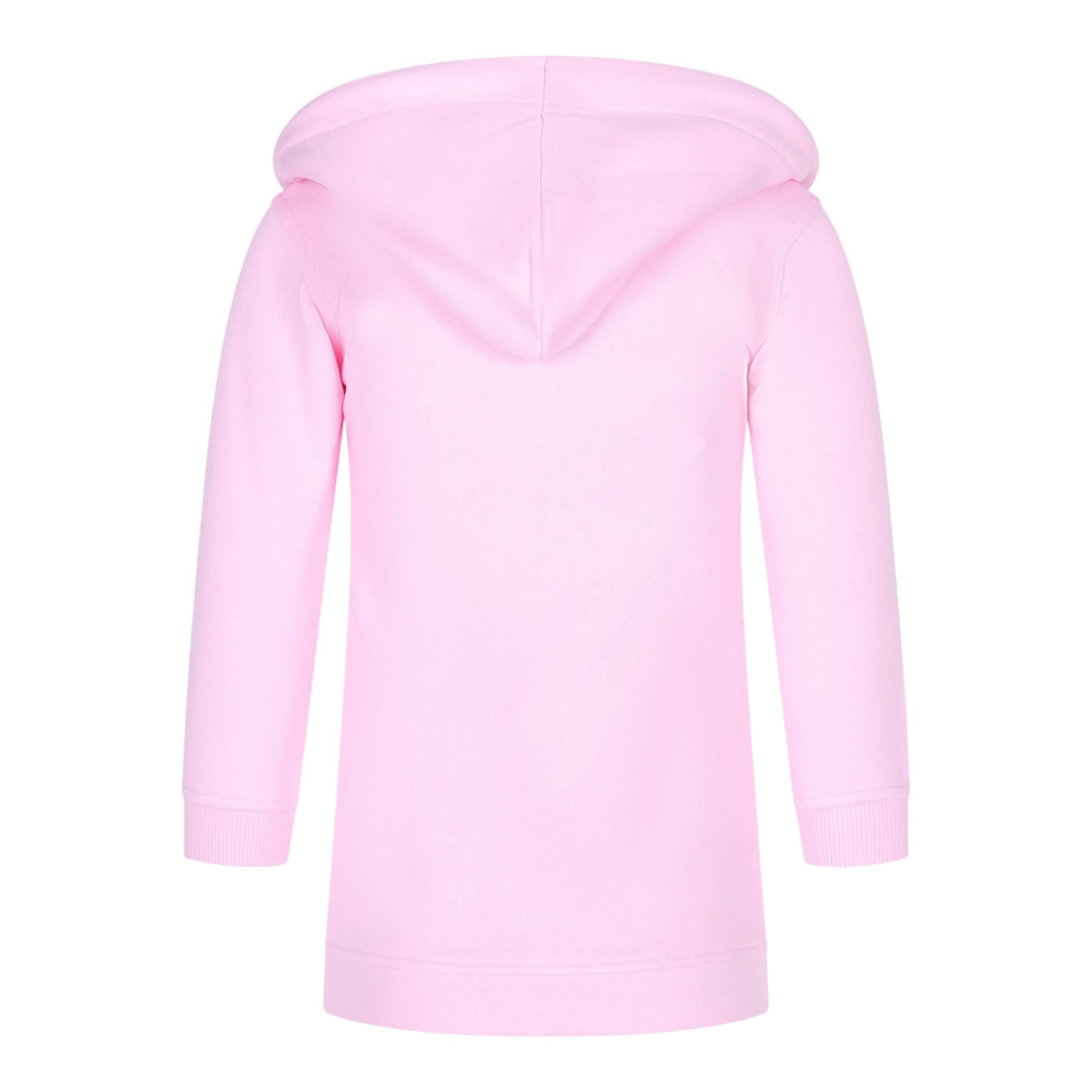 FUN & FUN abito modello felpa tinta unita con cappuccio Rosa per Bambina FBDR0085 ROSA FUN & FUN