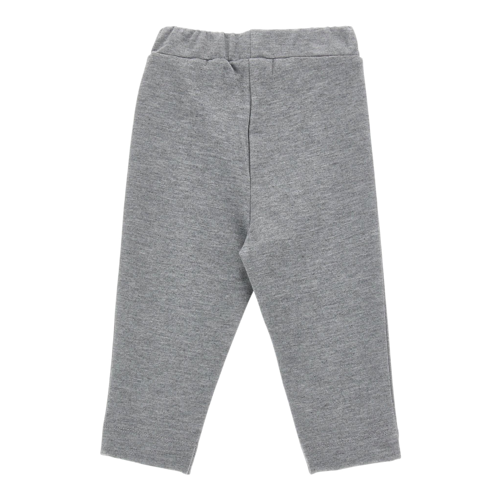MONNALISA leggins tinta unita con profili in contrasto Grigio per Bambina 37D405J GRIGIO MONNALISA