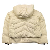 SUNS  giubbino tinta unita con zip e cappuccio Panna per Bambina GBS5359D PANNA SUNS