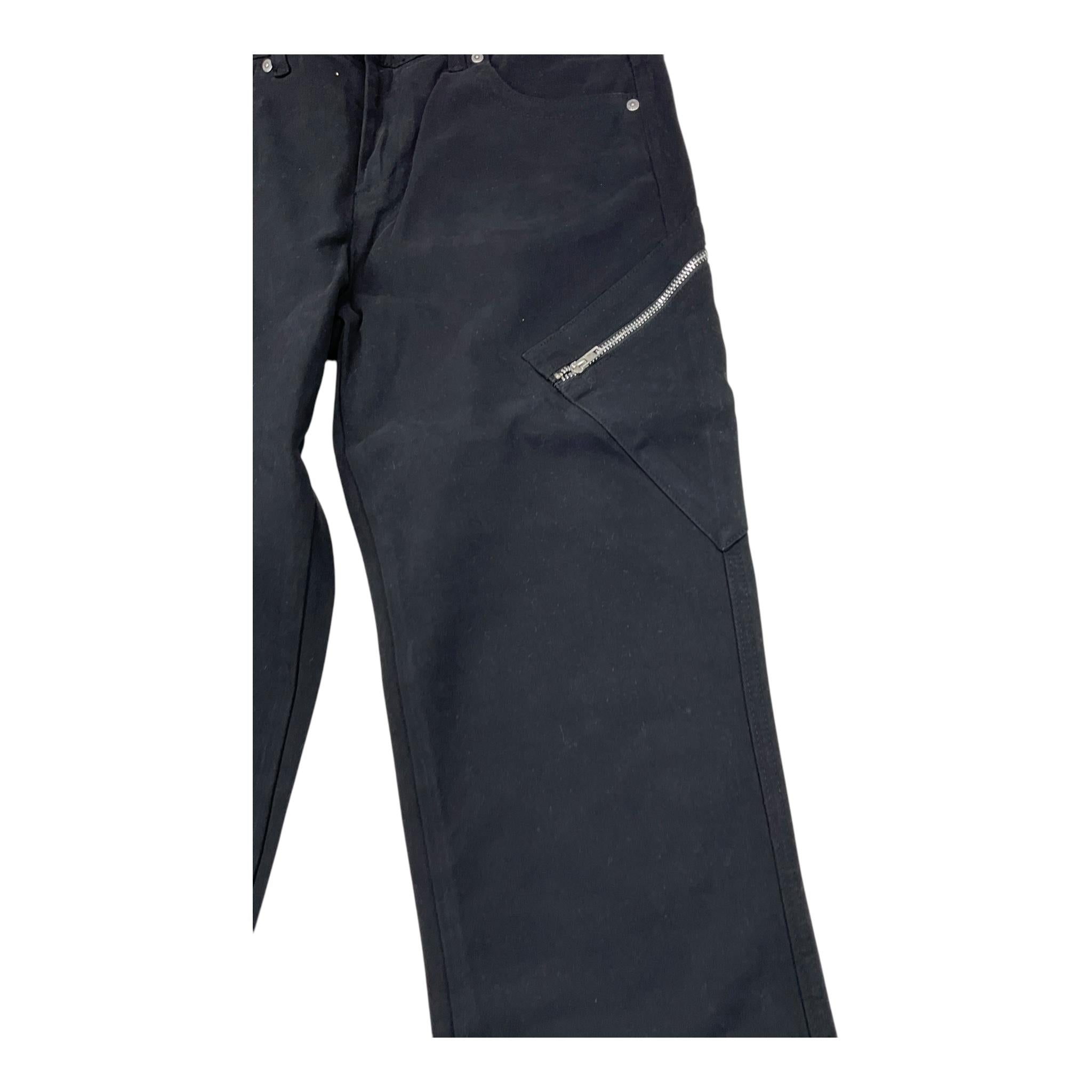 DANIELE ALESSANDRINI jeans tinta unita Nero per Bambino 31P00025J NERO DANIELE ALESSANDRINI