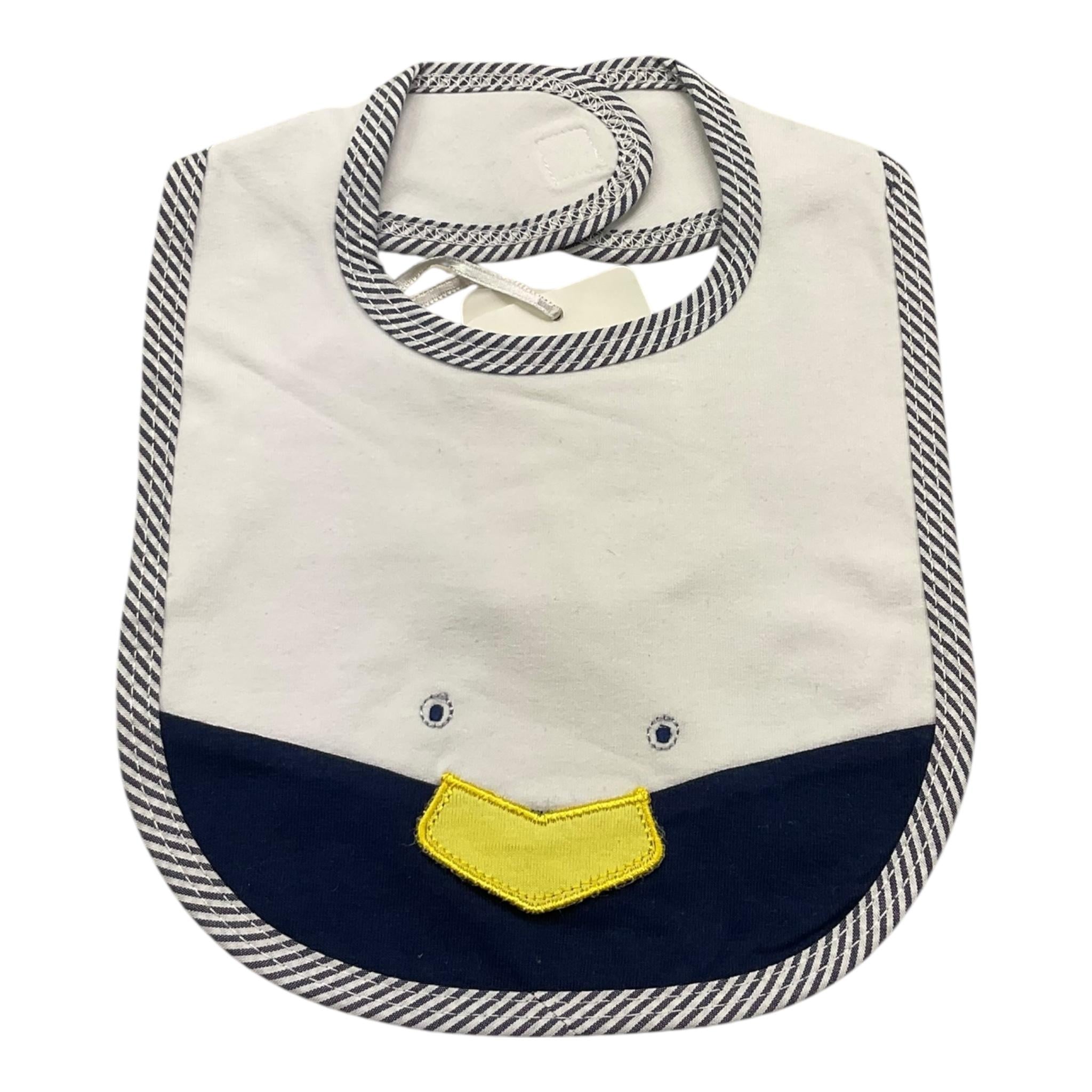 ELE-BABY bavetta tinta unita Bianco per Neonato 0018330 BIANCO ELE-BABY