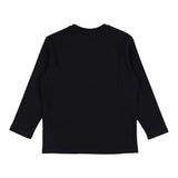 EMPORIO ARMANI shirt girocollo tinta unita con logo Nero per Bambino 6R4TJ7 NERO EMPORIO ARMANI