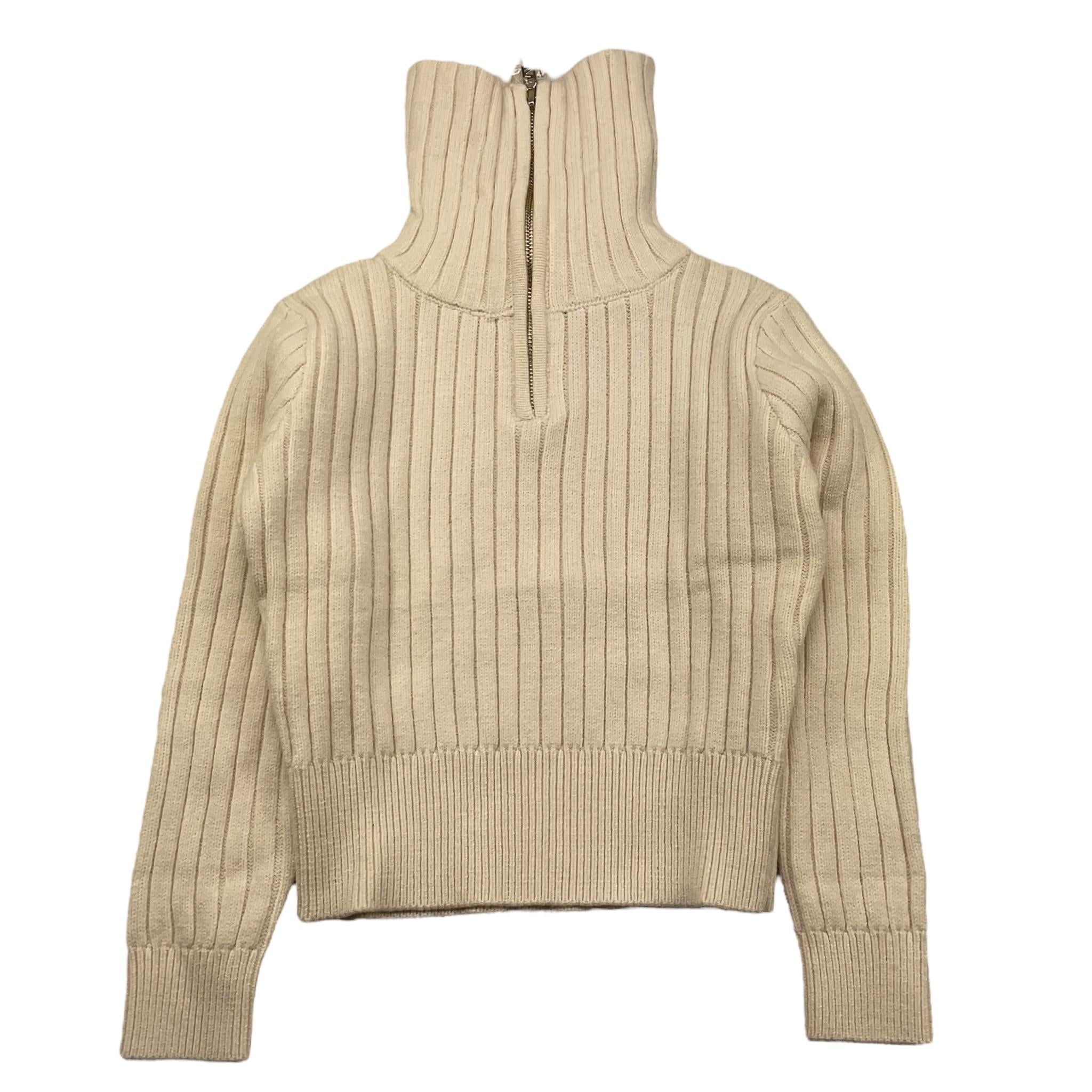 MICHAEL KORS maglia tinta unita collo alto con zip Panna per Bambina R15226 PANNA MICHAEL KORS