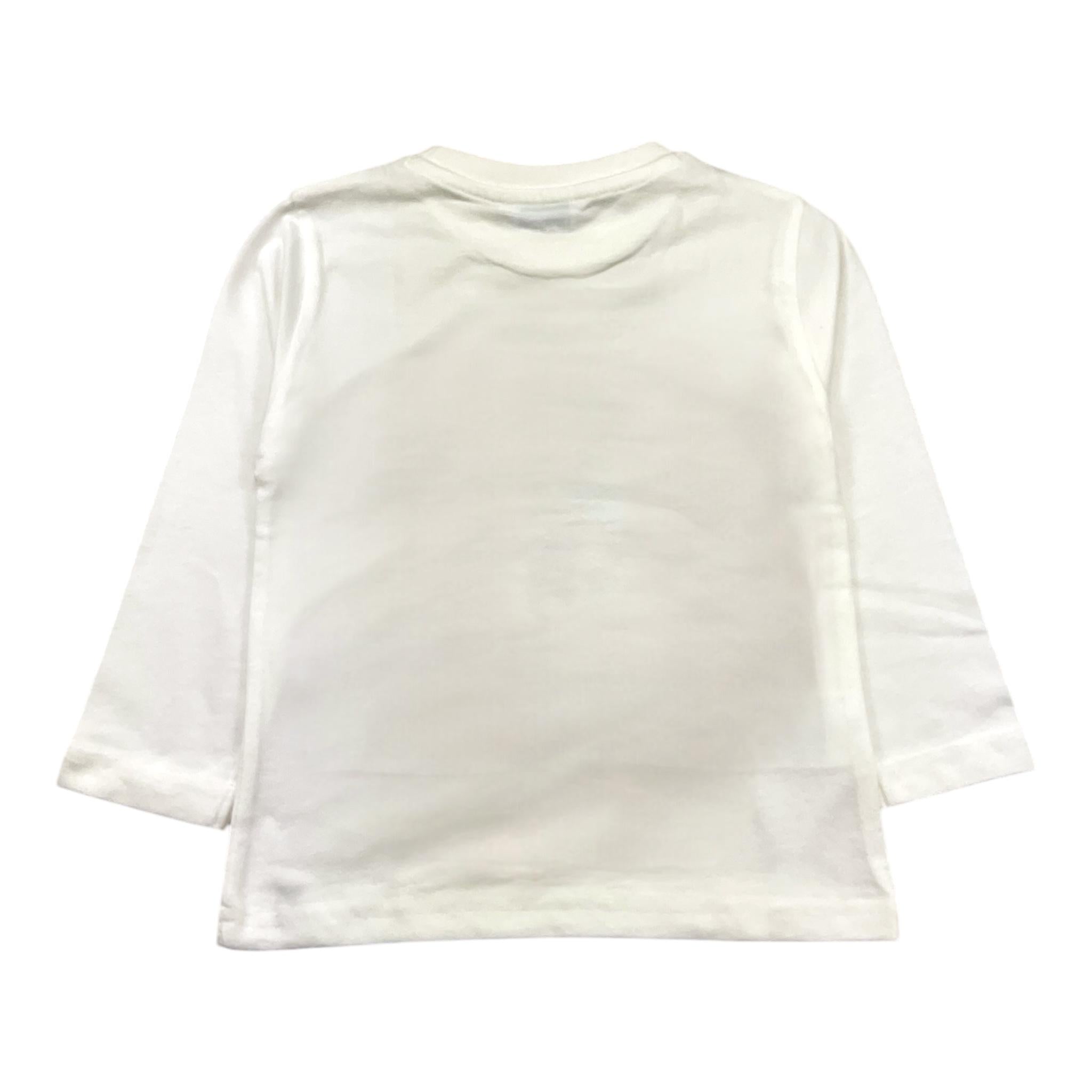 MAYORAL shirt girocollo tinta unita con stampa in contrasto Bianco per Neonato 4052 BIANCO MAYORAL