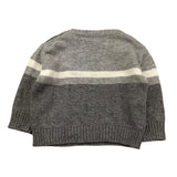 LE BEBE' maglia girocollo bicolore con fantasia a righe Grigio per Neonato LBB5148 GRIGIO LE BEBE'