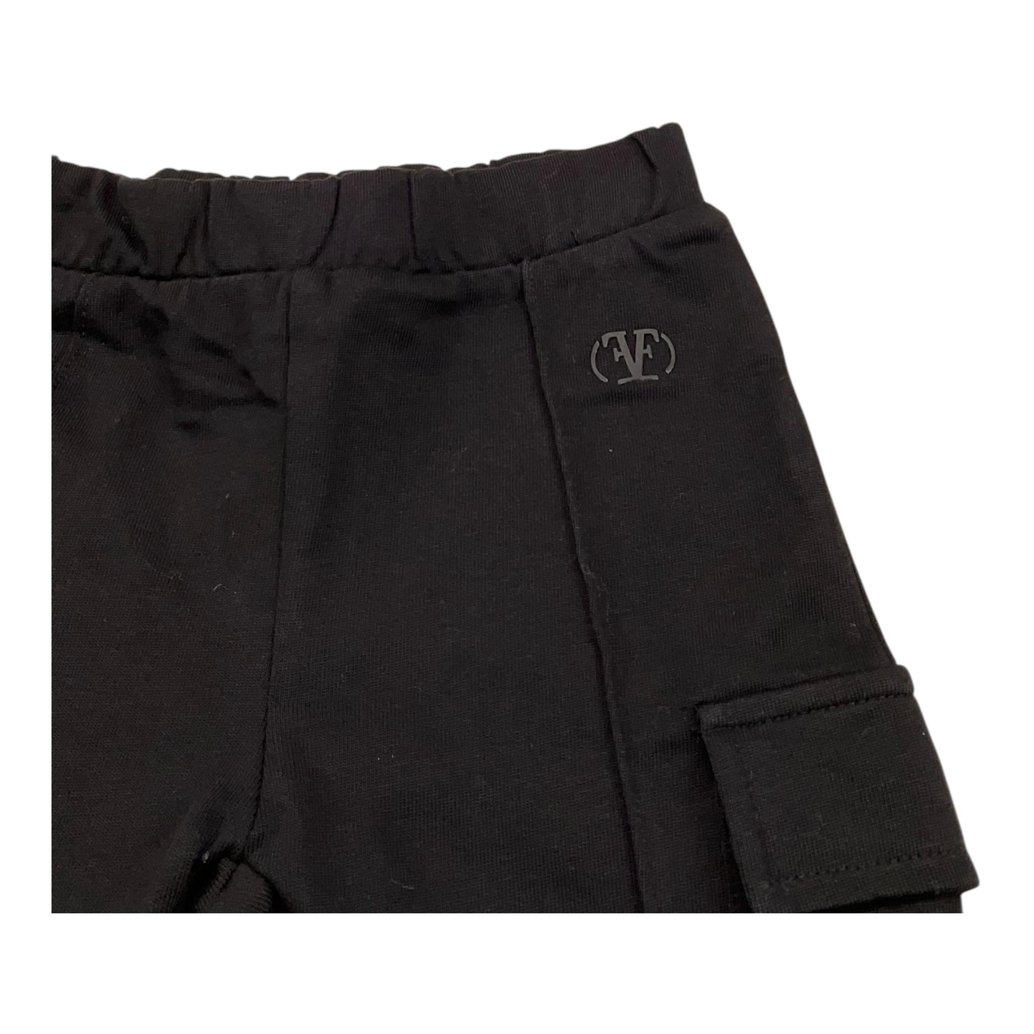 FUN & FUN pantalone tuta tinta unita Nero per Bambina FBPT00009J NERO FUN & FUN