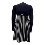 TWINSET abito tinta unita con  fantasia a righe Nero per Bambina 242GJ3110 NERO TWINSET