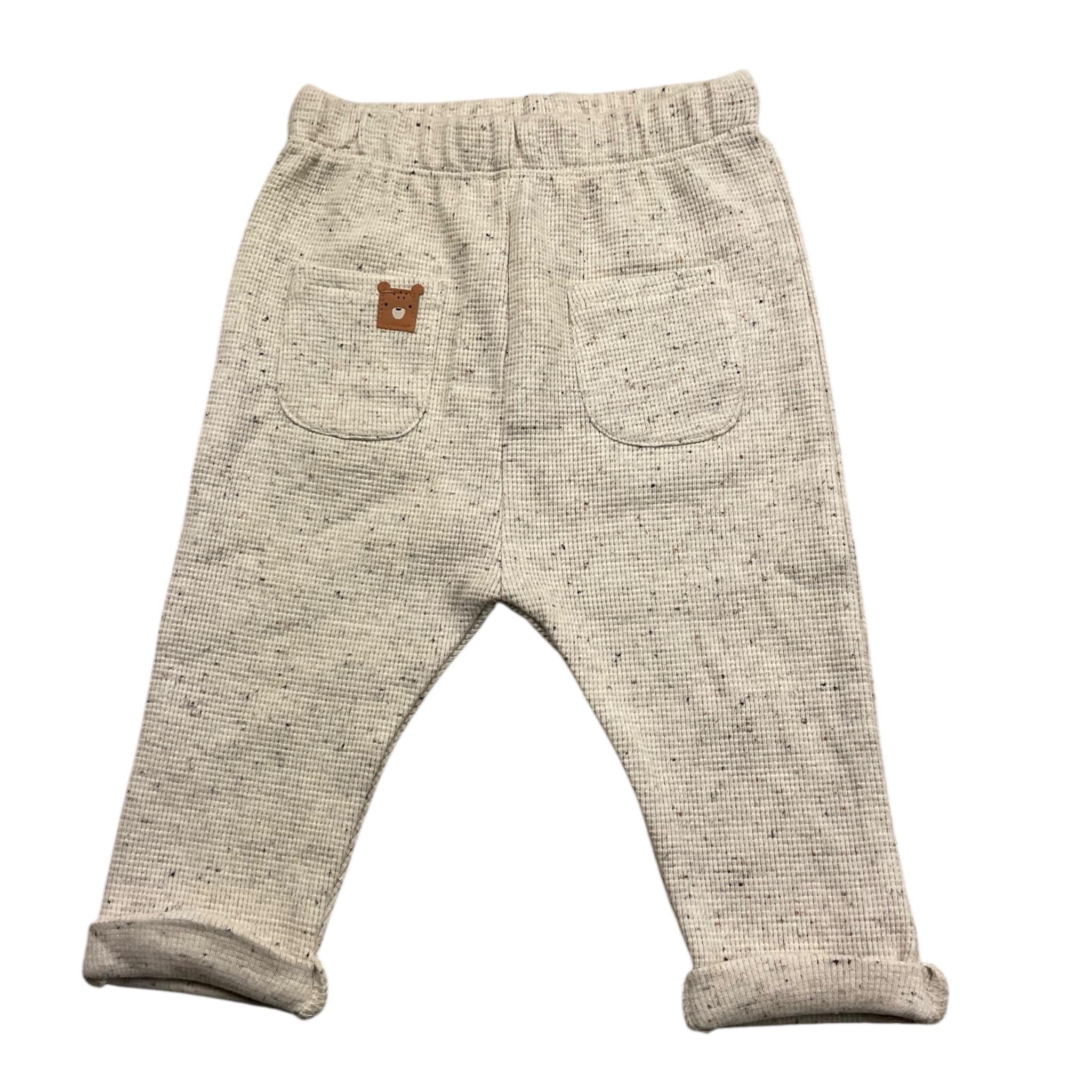 YATSI BABY completo felpa girocollo tinta unita con stampa-pantalone Verde acqua per Neonato 24433530 VERDE ACQUA YATSI BABY