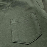 Y-CLU shirt girocollo tinta unita con taschino Verde per Neonato BYN10738 VERDE Y-CLU