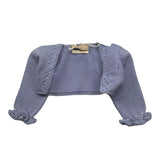 LA STUPENDERIA coprispalle tinta unita  Azzurro per Neonata ZCSC02 AZZURRO LA STUPENDERIA