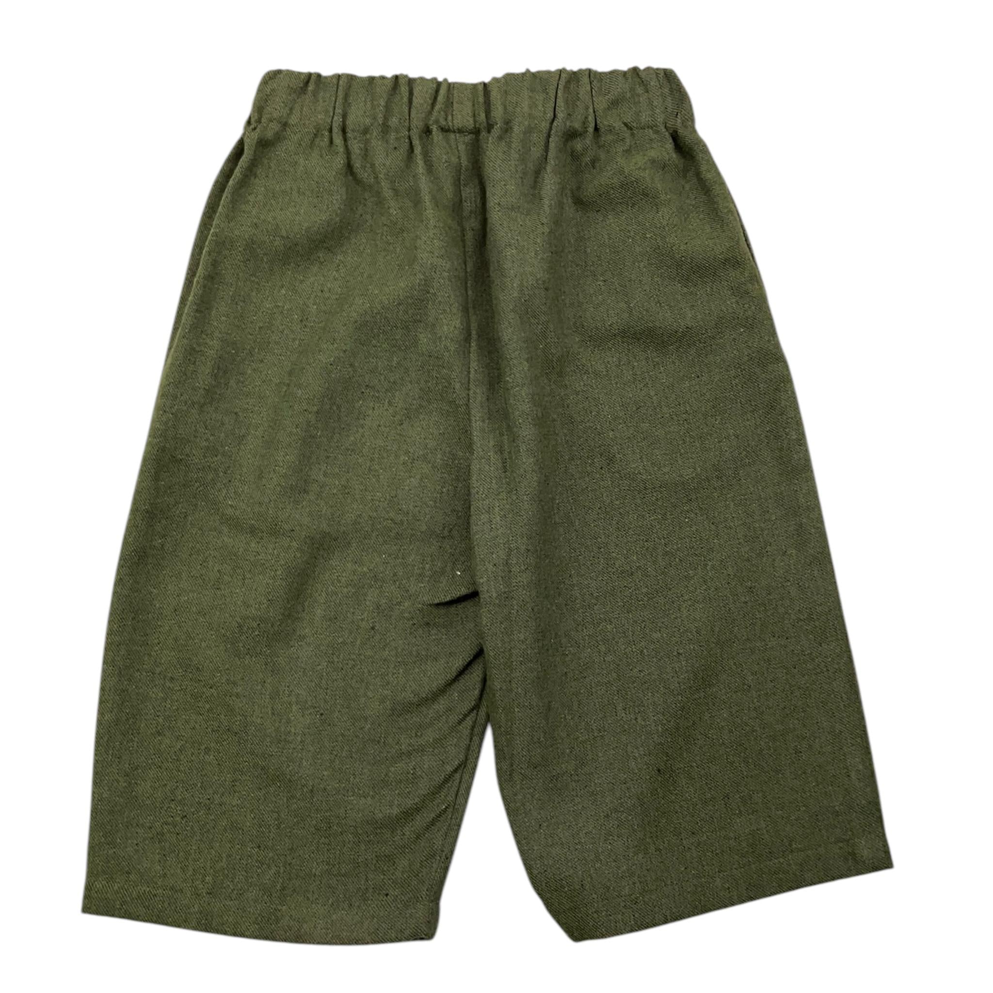 ILFAROBIMBI completo 2 pezzi camicia-pantalone palazzo Verde per Neonata IFB50104 VERDE ILFAROBIMBI