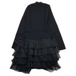 TWINSET abito tinta unita con tulle Nero per Bambina 242GJ3121 NERO TWINSET