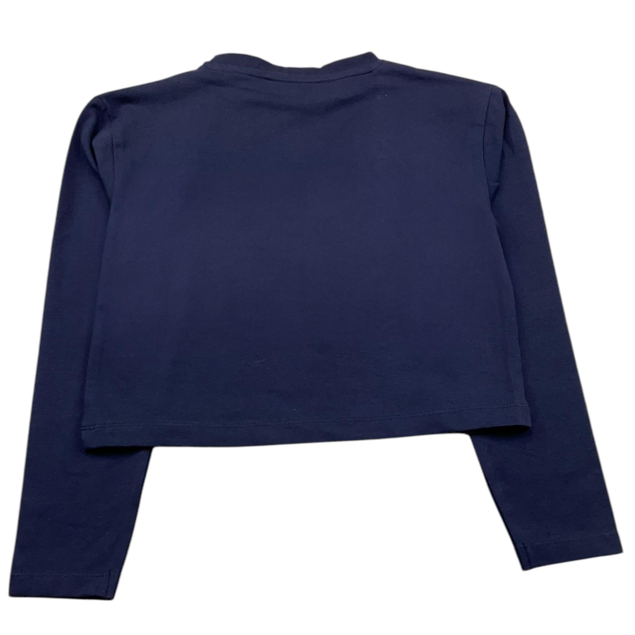 TRUSSARDI complet 2 pezzi shirt-pantalone zampa Blu per Bambina TGA25013CJ BLU TRUSSARDI
