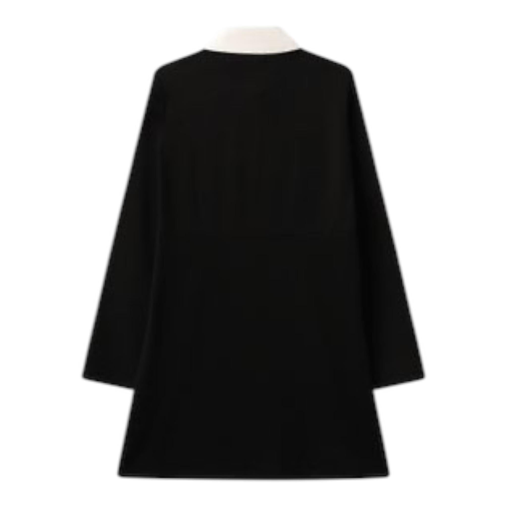 TWINSET abito bicolore con finta camicia Bianco/nero per Bambina 242GJ2040 BIANCO/NERO TWINSET
