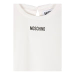 MOSCHINO completo 2 pezzi salopette-shirt Azzurro per Bambina MDK02SJ AZZURRO MOSCHINO