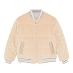 ELEVENTY giubbino tinta unita con zip e profili in contrasto Beige per Bambino EV2P37 BEIGE ELEVENTY