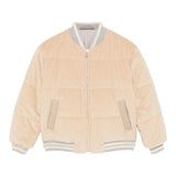 ELEVENTY giubbino tinta unita con zip e profili in contrasto Beige per Bambino EV2P37 BEIGE ELEVENTY