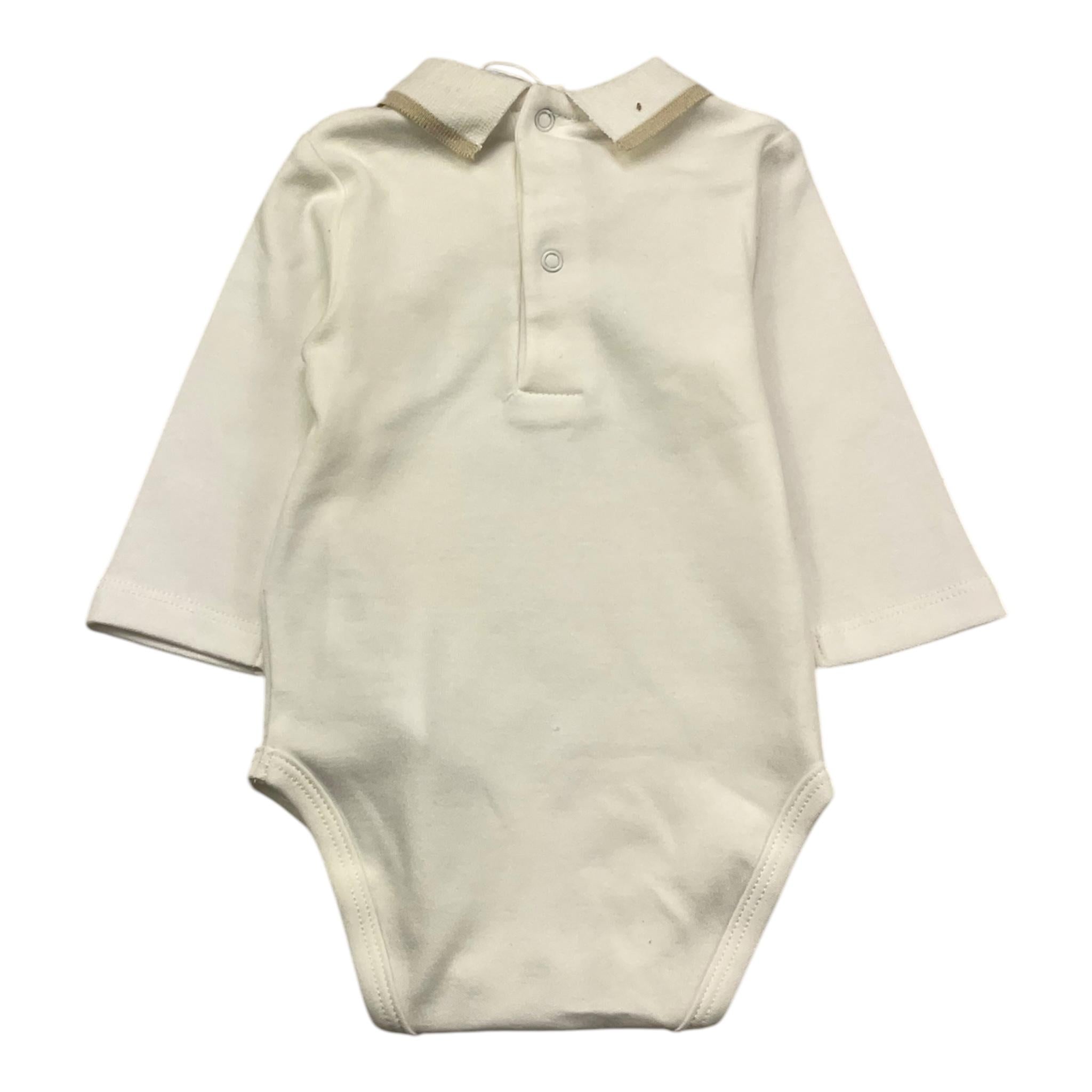 LE BEBE' body manica lunga tinta unita Panna per Neonato LBB5099 PANNA LE BEBE'