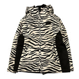 SAINT BARTH giubbino da neve bicolore con fantasia zebrata Bianco/nero per Bambina CHV001 BIANCO/NERO SAINT BARTH