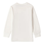 SARABANDA shirt girocollo tinta unita con stampa Bianco per Neonato A147 BIANCO SARABANDA