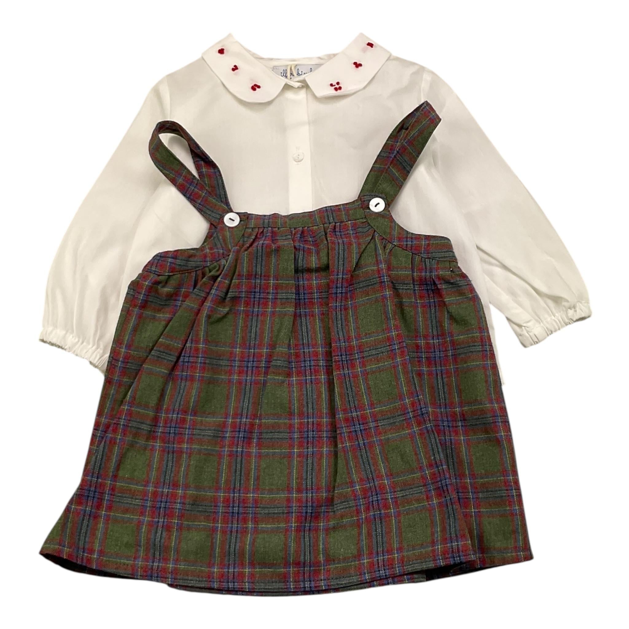 ILFAROBIMBI completo 2 pezzi camicia-salopette Multicolor per Neonata IFN50103 MULTICOLOR ILFAROBIMBI