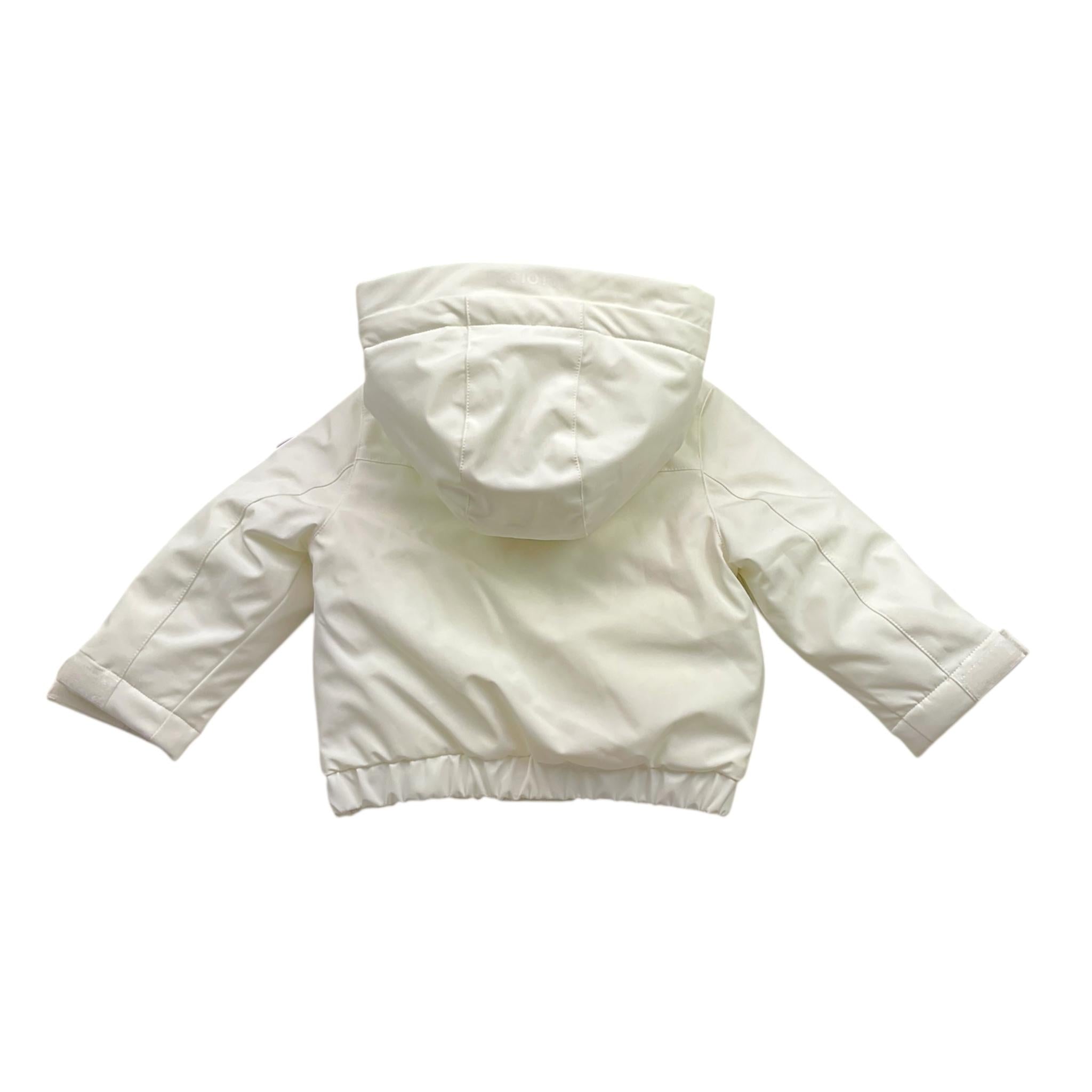 CESARE PACIOTTI giubbino tinta unita con zip e cappuccio Bianco per Neonato GBP5352B BIANCO CESARE PACIOTTI