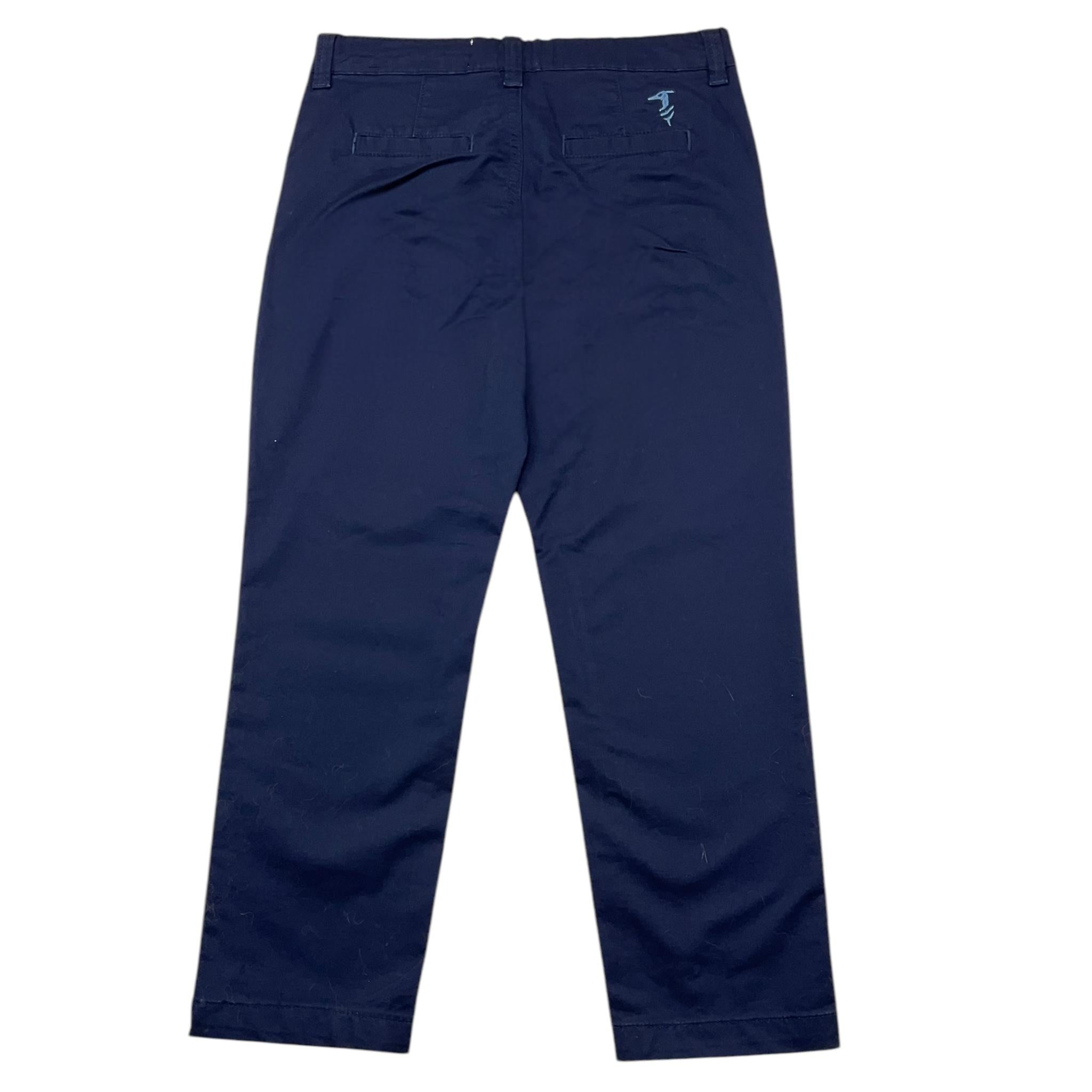 TRUSSARDI pantalone tinta unita con girovita regolabile Blu per Bambino TBA25059 BLU TRUSSARDI